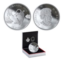 CHINESE ZODIAC SIGNS -  YEAR OF THE RAT -  2020 CANADIAN COINS 11