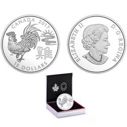 CHINESE ZODIAC SIGNS -  YEAR OF THE ROOSTER 08 -  2017 CANADIAN COINS