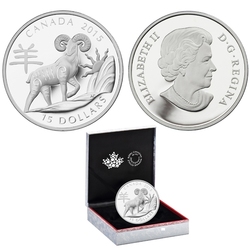 CHINESE ZODIAC SIGNS -  YEAR OF THE SHEEP -  2015 CANADIAN COINS 06