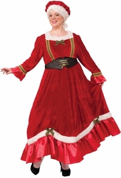 CHRISTMAS -  MRS. CLAUS COSTUME (ADULTE - STANDARD UP TO 14/16)