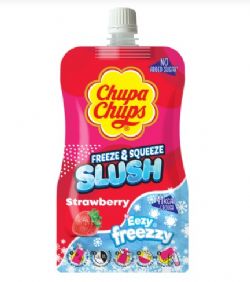 CHUPA CHUPS -  FREEZE & SQUEEZE SLUSH - STRAWBERRY (250 ML)
