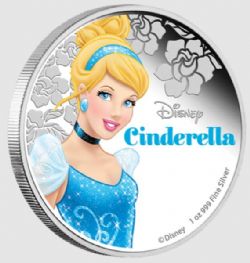 CINDERELLA -  DISNEY PRINCESS - CINDERELLA -  2015 NEW ZEALAND COINS