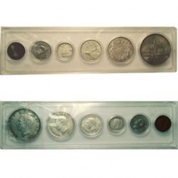 CIRCULATION COINS SETS -  1939 CIRCULATION COIN SET -  1939 CANADIAN COINS