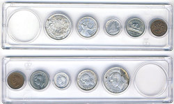 CIRCULATION COINS SETS -  1940 CIRCULATION COIN SET -  1940 CANADIAN COINS