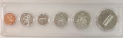 CIRCULATION COINS SETS -  1973 CIRCULATION COINS SET - SMALL BUST -  1973 CANADIAN COINS