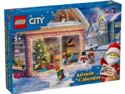 CITY -  ADVENT CALENDAR 2024 (195 PIECES) 60436