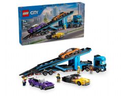 CITY -  CAR TRANSPORTER TRUCK WITH SPORTS CARS (998 PIECES) 60408