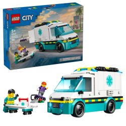 CITY -  EMERGENCY AMBULANCE (184 PIECES) 60451