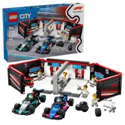 CITY -  F1® GARAGE & MERCEDES-AMG & ALPINE CARS (678 PIECES) 60444