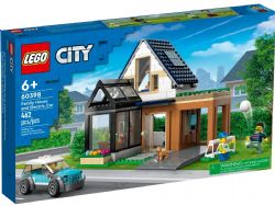 CITY -  FAMILY HOUSE AND ELECTRIC CAR (462 PIECES) 60398