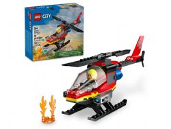 CITY -  FIRE RESCUE HELICOPTER (85 PIECES) 60411