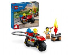 CITY -  FIRE RESCUE MOTORCYCLE (57 PIECES) 60410
