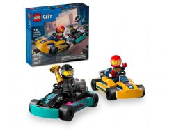 CITY -  GO-KARTS AND RACE DRIVERS (99 PIECES) 60400