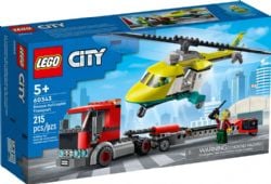 CITY -  RESCUE HELICOPTER TRANSPORT (215 PIECES) 60343