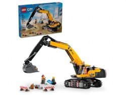 CITY -  YELLOW CONSTRUCTION EXCAVATOR (633 PIECES) 60420