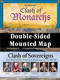 CLASH OF SOVEREIGNS/CLASH OF MONARCHS MOUNTED MAP (ENGLISH)
