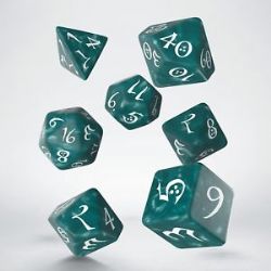 CLASSIC RPG DICE SET -  STORMY AND WHITE