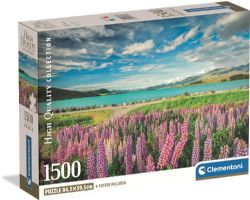 CLEMENTONI -  LUPINS AT LAKE TEKAPO (1500 PIECES)