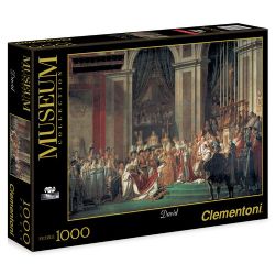 CLEMENTONI -  THE CONSECRATION OF THE EMPEROR NAPOLEON (1000 PIECES) -  MUSEUM COLLECTION