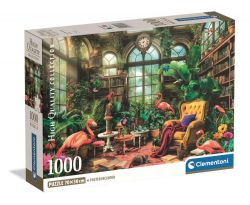 CLEMENTONI -  THE GREENHOUSE LIBRARY (1000 PIECES)