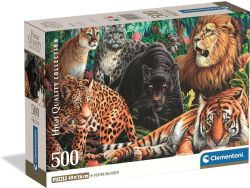 CLEMENTONI -  WILD CATS (500 PIECES)