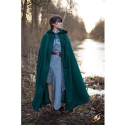 CLOAKS -  CAPE ARTHUR READY FOR BATTLE - GREEN (6-10 YEARS)
