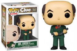 CLUE -  POP! VINYL FIGURE OF MR. GREEN WITH THE LEAD PIPE (4 INCH) -  RETRO TOYS 50