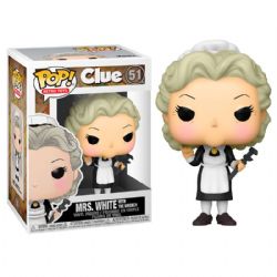 CLUE -  POP! VINYL FIGURE OF MRS WHITE WITH THE WRENCH (4 INCH) 51
