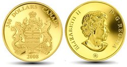 COATS OF ARMS OF CANADA -  ALBERTA COAT OF ARMS -  2008 CANADIAN COINS 02