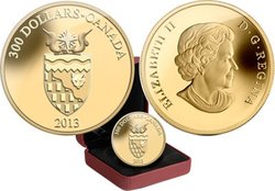 COATS OF ARMS OF CANADA -  COAT OF ARMS OF NORTHWEST TERRITORIES -  2013 CANADIAN COINS 12