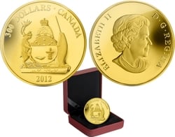 COATS OF ARMS OF CANADA -  COAT OF ARMS OF NUNAVUT -  2012 CANADIAN COINS 10