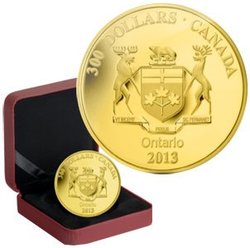 COATS OF ARMS OF CANADA -  COAT OF ARMS OF ONTARIO -  2013 CANADIAN COINS 11