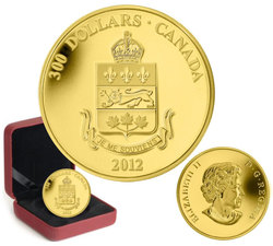 COATS OF ARMS OF CANADA -  COAT OF ARMS OF QUEBEC -  2012 CANADIAN COINS 09
