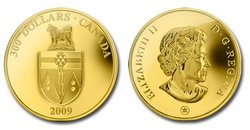 COATS OF ARMS OF CANADA -  COAT OF ARMS OF YUKON -  2009 CANADIAN COINS 03