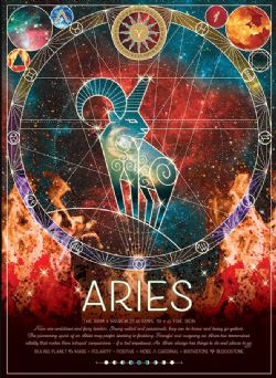 COBBLE HILL -  ARIES (500 PIECES) -  ASTROLOGICAL SIGN