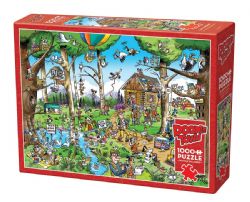 COBBLE HILL -  DOODLETOWN: BIRDWATCHER'S PARADISE (1000 PIECES)