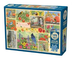 COBBLE HILL -  GARDEN BIRDS IN AUTUMN (500 PIECES)