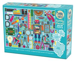 COBBLE HILL -  NERDY JUNK DRAWER (350 PIECES) -  FAMILY PIECES