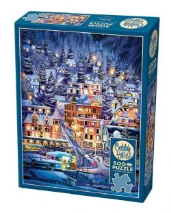 COBBLE HILL -  SKI TOWN (500 PIECES)