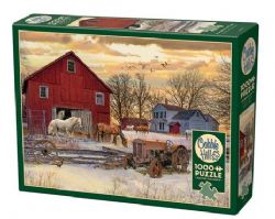 COBBLE HILL -  WINTER ON THE FARM (1000 PIECES)