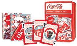 COCA-COLA -  PLAYING CARDS - 2 PACK TIN