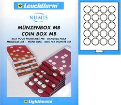 COIN BOXES -  BOX FOR 20 COINS OF 36MM IN CAPSULES