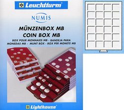 COIN BOXES -  BOX FOR 24 COINS OF 42MM