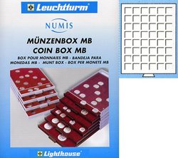 COIN BOXES -  BOX FOR 48 COINS OF 30MM