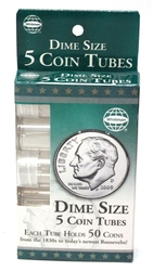 COIN TUBES FOR DIMES