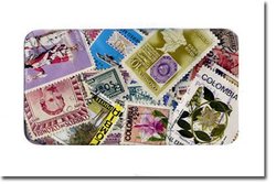 COLOMBIA -  100 ASSORTED STAMPS - COLOMBIA