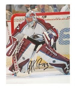 COLORADO AVALANCHE -  PHOTO SIGNED BY PATRICK ROY