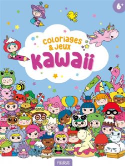 COLORIAGES & JEUX -  KAWAII (FRENCH V.)