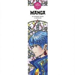 COLOURING BOOKMARKS -  MANGA - 40 BOOKMARKS