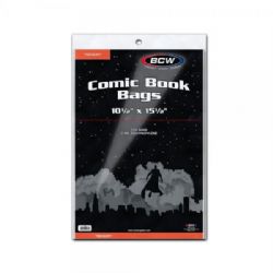 COMIC BAGS -  TREASURY SIZE COMIC BAGS (100) (10 1/2